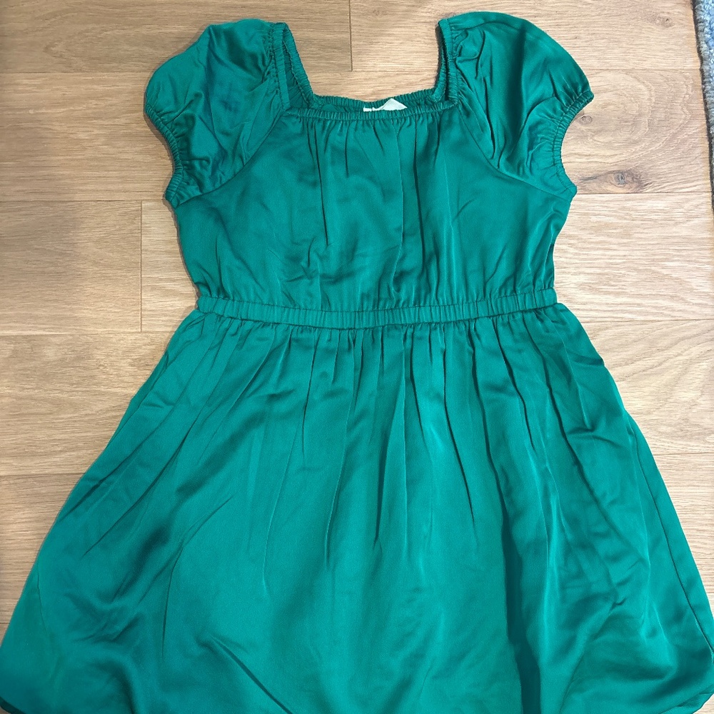 NWT Girls J Crew Satin Bubble Dress